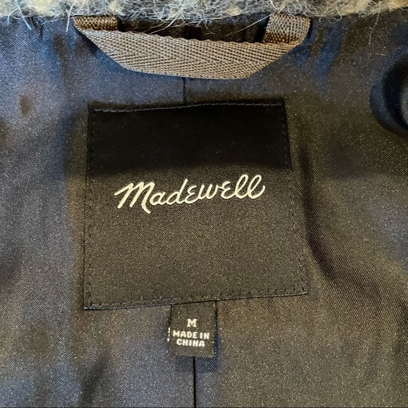 Madewell Kenwick Jacket in Plaid Brown Tan Size Medium - Picture 7 of 12